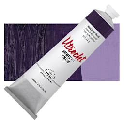 Utrecht Artists' Oil Paint - Manganese Violet, 150 ml tube and swatch