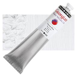 Georgian Water Mixable Oil - Titanium White, 200 ml tube and swatch