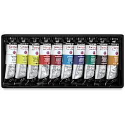 Water Mixable Oil Paint Sets - Selection Set of 10 shown in tray