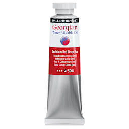 Georgian Water Mixable Oil - Cadmium Red Deep Hue, 37 ml