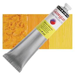Georgian Water Mixable Oil - Cadmium Yellow Hue, 200 ml tube and swatch