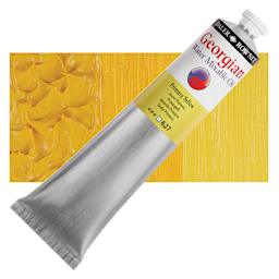Georgian Water Mixable Oil - Primary Yellow, 200 ml tube and swatch