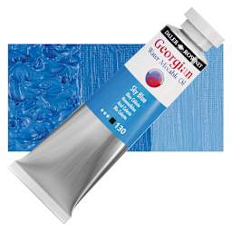 Georgian Water Mixable Oil - Sky Blue, 37 ml tube and swatch