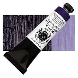 Daniel Smith Water-Soluble Oil - Quinacridone Purple, 37 ml Tube and swatch