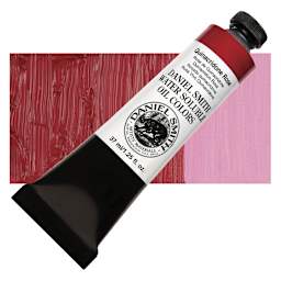Daniel Smith Water-Soluble Oil - Quinacridone Rose, 37 ml Tube and swatch