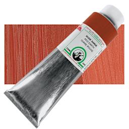 Old Holland Classic Oil Color - Red Earth, 225 ml tube and swatch