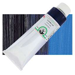 Old Holland Classic Oil Color - Blue Lake, 225 ml tube and swatch
