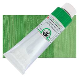 Old Holland Classic Oil Color - Cadmium Green Light, 225 ml tube and swatch