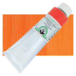 Old Holland Classic Oil Color - Cadmium Yellow Orange, 225 ml tube and swatch