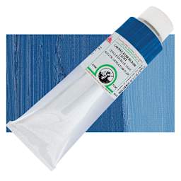 Old Holland Classic Oil Color - Cerulean Blue Light, 225 ml tube and swatch