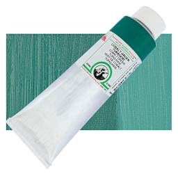 Old Holland Classic Oil Color - Cobalt Green Turquoise, 225 ml tube and swatch