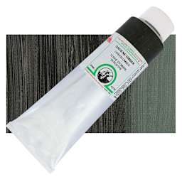 Old Holland Classic Oil Color - Green Umber, 225 ml tube and swatch