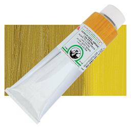 Old Holland Classic Oil Color - Indian Yellow Green Lake Extra, 225 ml tube and swatch