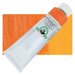 Old Holland Classic Oil Color - Indian Yellow Orange Lake Extra, 225 ml tube and swatch