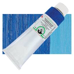 Old Holland Classic Oil Color - Manganese Blue Deep Extra, 225 ml tube and swatch