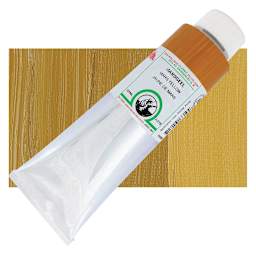 Old Holland Classic Oil Color - Mars Yellow, 225 ml tube and swatch
