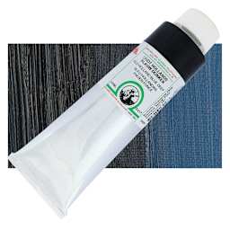 Old Holland Classic Oil Color - Old Holland Blue Deep, 225 ml tube and swatch