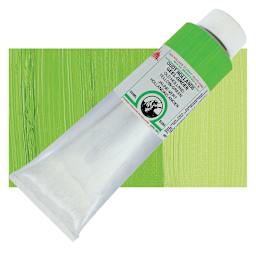 Old Holland Classic Oil Color - Old Holland Yellow Green, 225 ml tube and swatch