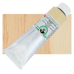 Old Holland Classic Oil Color - Old Holland Yellow Medium, 225 ml tube and swatch