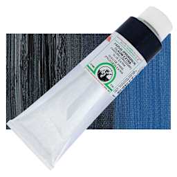 Old Holland Classic Oil Color - Parisian Prussian Blue Extra, 225 ml tube and swatch