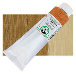 Old Holland Classic Oil Color - Raw Sienna Deep, 225 ml tube and swatch