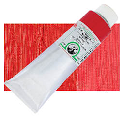 Old Holland Classic Oil Color - Scheveningen Red Medium, 225 ml tube and swatch