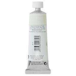 Schmincke Norma Blue Water-Mixable Oil Paint - Mixing White, 35 ml, back of the tube