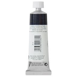 Schmincke Norma Blue Water-Mixable Oil Paint - Payne's Grey, 35 ml, back of the tube