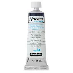 Schmincke Norma Blue Water-Mixable Oil Paint - Payne's Grey, 35 ml, tube