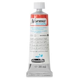 Schmincke Norma Blue Water-Mixable Oil Paint - Cadmium Red Hue Light, 35 ml, tube