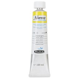 Schmincke Norma Blue Water-Mixable Oil Paint - Lemon Yellow, 120 ml
