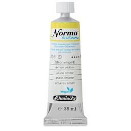 Schmincke Norma Blue Water-Mixable Oil Paint - Lemon Yellow, 35 ml