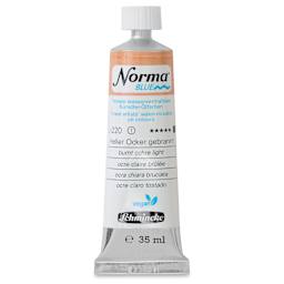 Schmincke Norma Blue Water-Mixable Oil Paint - Burnt Ochre Light, 35 ml, tube