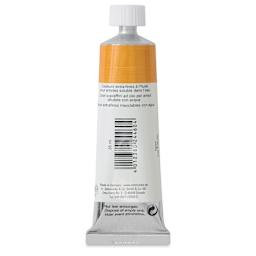 Schmincke Norma Blue Water-Mixable Oil Paint - Cadmium Yellow Hue Deep, 35 ml, back of the tube