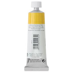 Schmincke Norma Blue Water-Mixable Oil Paint - Cadmium Yellow Hue Light, 35 ml, back of the tube