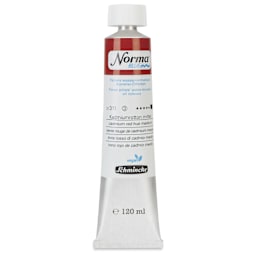 Schmincke Norma Blue Water-Mixable Oil Paint - Cadmium Red Hue Medium, 120 ml