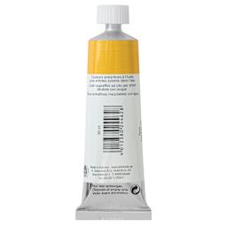 Schmincke Norma Blue Water-Mixable Oil Paint - Cadmium Yellow Hue Medium, 35 ml, back of the tube