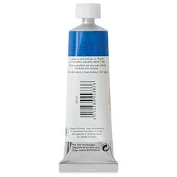 Schmincke Norma Blue Water-Mixable Oil Paint - Cerulean Blue, 35 ml, back of the tube