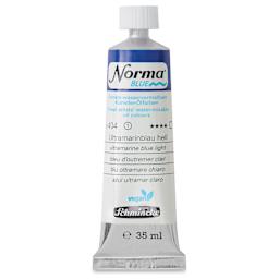 Schmincke Norma Blue Water-Mixable Oil Paint - Ultramarine Blue Light, 35 ml, tube