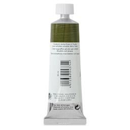 Schmincke Norma Blue Water-Mixable Oil Paint - Olive Green, 35 ml, back of the tube