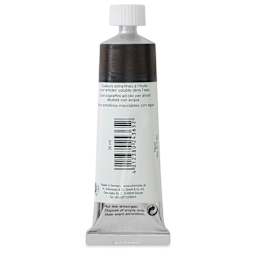 Schmincke Norma Blue Water-Mixable Oil Paint - Vandyke Brown, 35 ml, back of the tube
