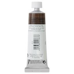 Schmincke Norma Blue Water-Mixable Oil Paint - Natural Umber, 35 ml, back of the tube