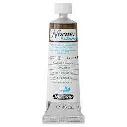 Schmincke Norma Blue Water-Mixable Oil Paint - Natural Umber, 35 ml, tube
