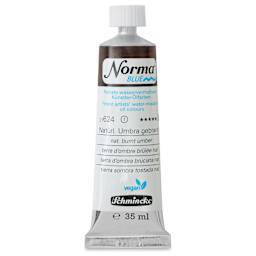 Schmincke Norma Blue Water-Mixable Oil Paint - Natural Burnt Umber, 35 ml, tube