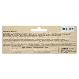 Kuretake Zig Masking Writer - Medium, back of packaging