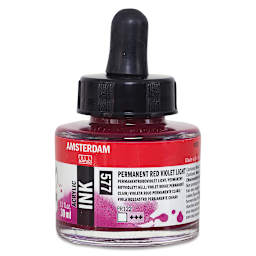 Amsterdam Acrylic Ink - Red Violet Light, 30 ml