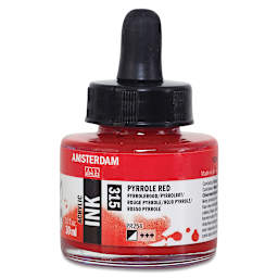 Amsterdam Acrylic Ink - Pyrrole Red, 30 ml