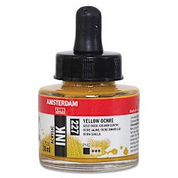 Amsterdam Acrylic Ink - Yellow Ochre, 30 ml