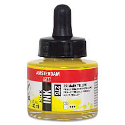 Amsterdam Acrylic Ink - Primary Yellow, 30 ml