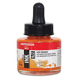 Amsterdam Acrylic Ink - Azo Orange, 30 ml